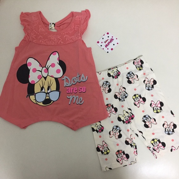 Disney Minnie Mouse Cute Leggings Set - Picture 2 of 6